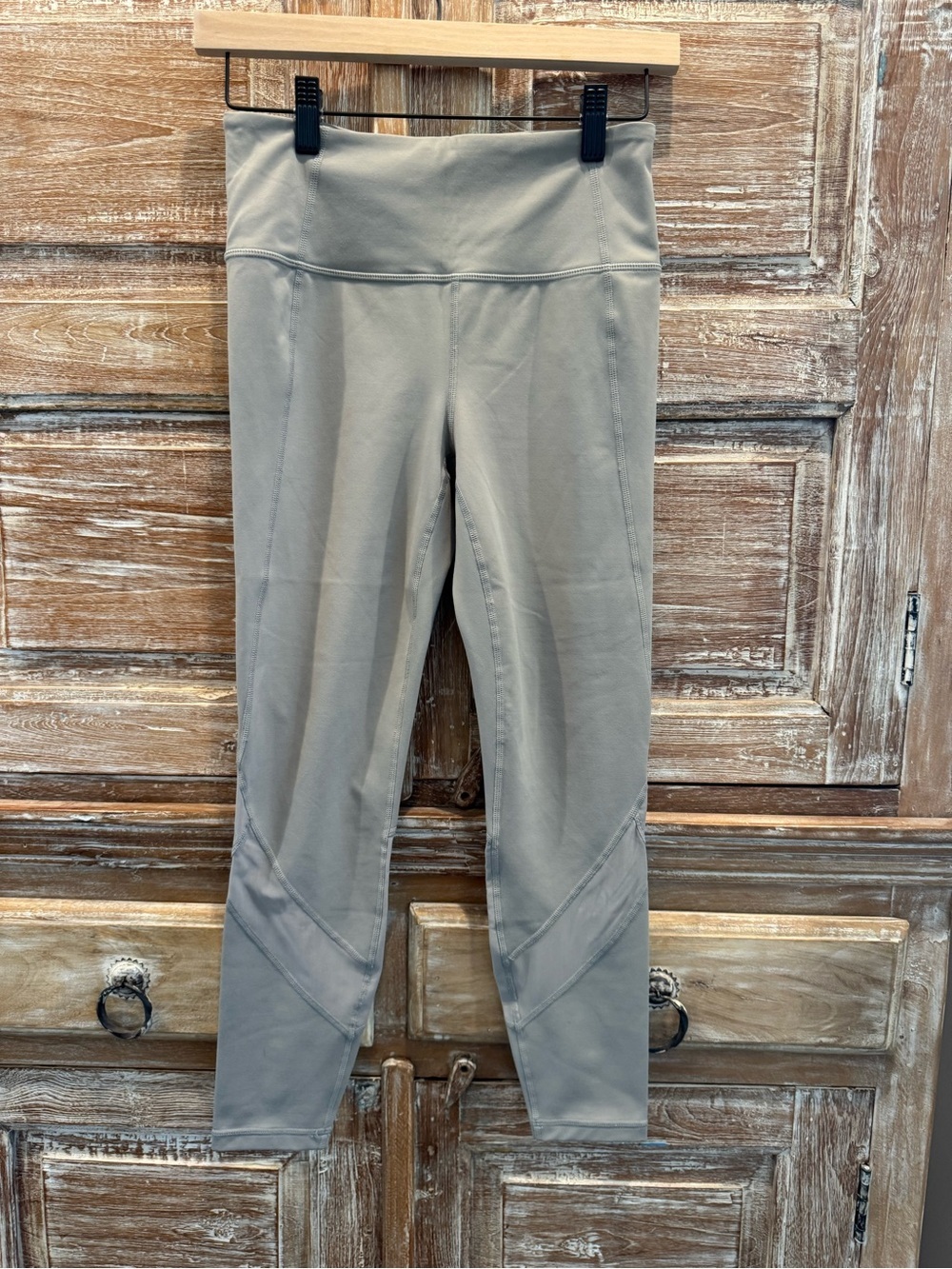 Athleta Neutral Taupe Performance Leggings Workout Activewear Casual Size S